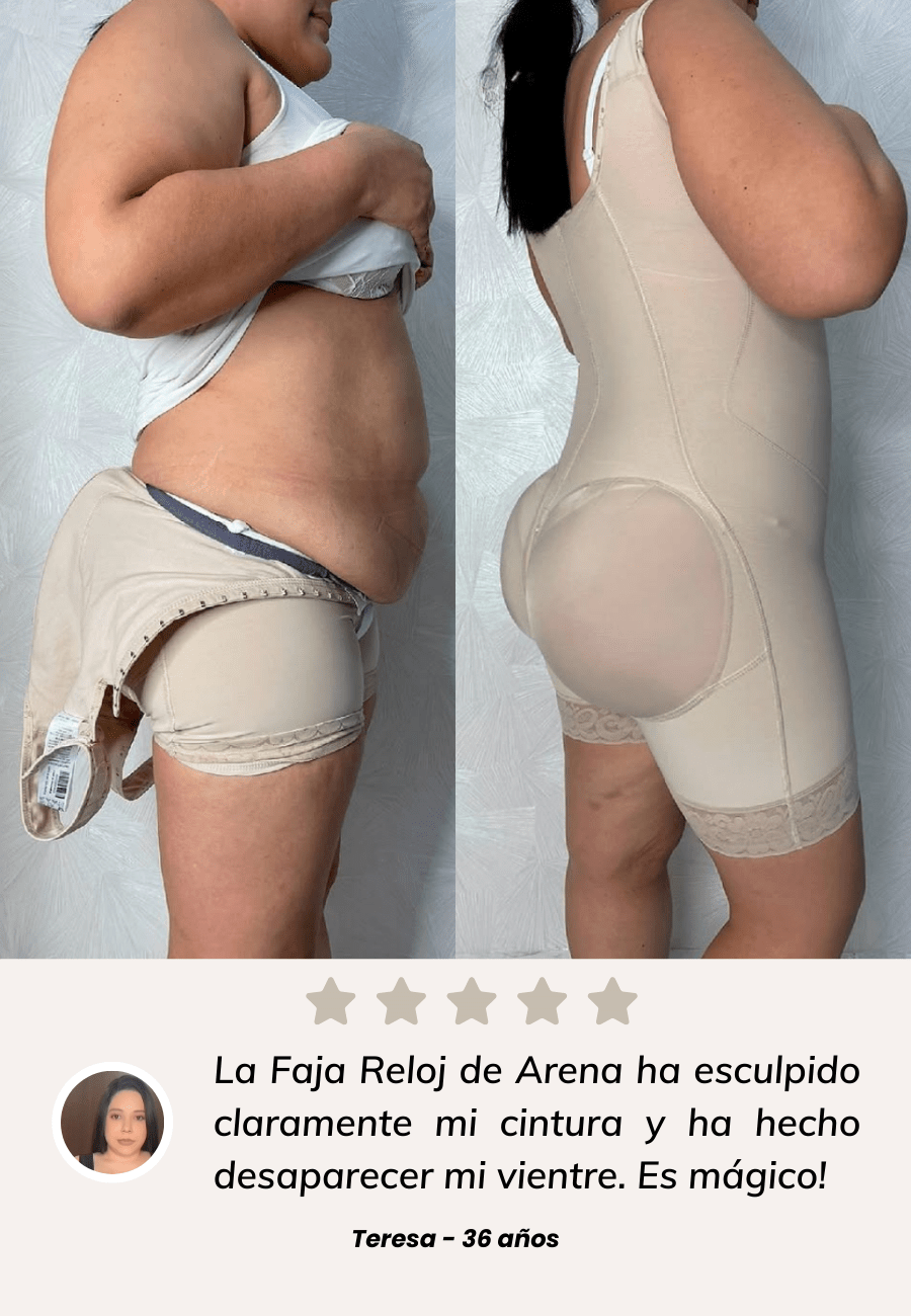 Faja Completa Reloj de Arena - BELLA CURVA MX - Fajas Colombianas